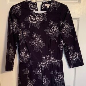 Gap navy floral dress